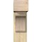 Ekena Millwork Legacy Block Rough Sawn Bracket w/ Offset Brace, Douglas Fir, 8"W x 20"D x 24"H BKT0806X20X24LEC05RDF - alternate 2